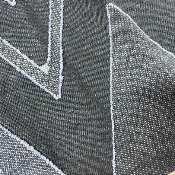 Anthropologie Eva Franco Textured-Chevron Midi Skirt Blue Ruffle Front Size 4 - Picture 5 of 16